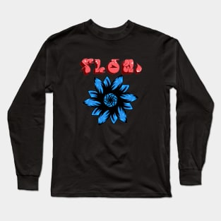 Flower Graffiti Long Sleeve T-Shirt